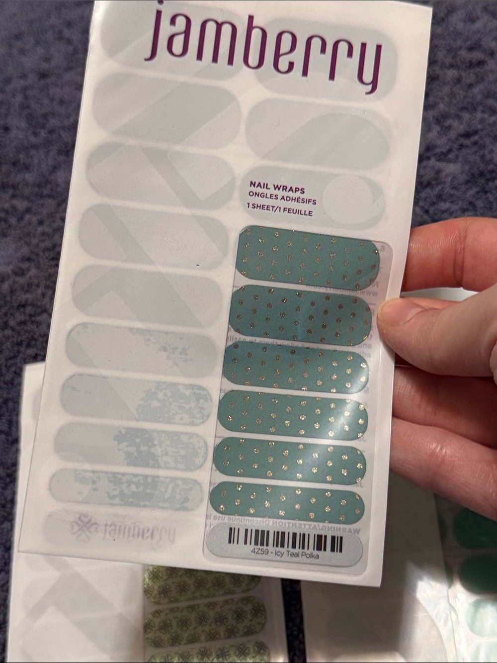 Brand New Jamberry Nail Wraps set of 4 - Picture 3 of 13